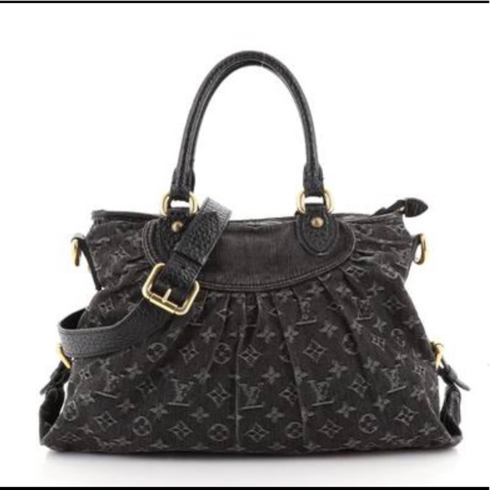 Louis Vuitton Monogram Denim Neo Cabby MM Satchel